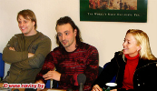 3.Лена, Александр Носик и Илья Авербух на пресс-конференции перед шоу